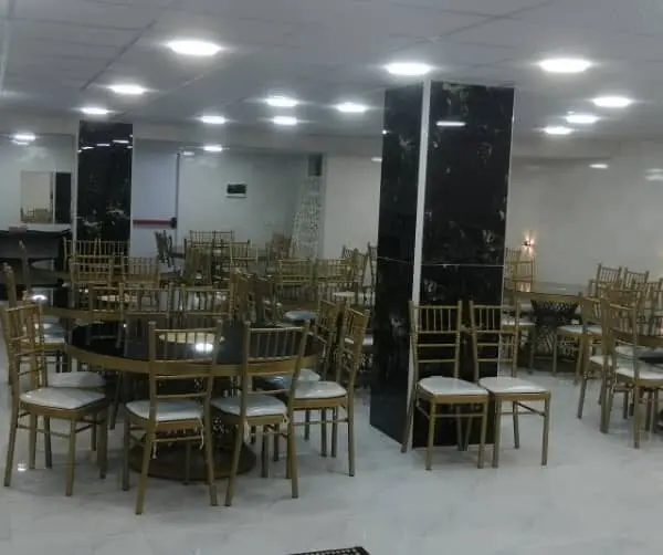Gold plastic Chiavari chair