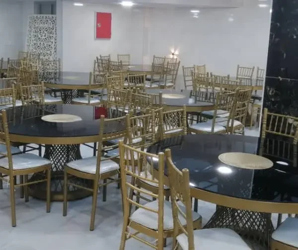 Gold metal Chiavari chair