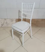 White metal Chiavari chair