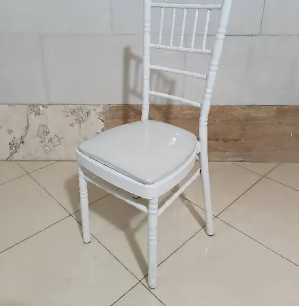 White metal Chiavari chair